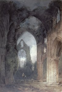 Abbazia di Tintern al chiaro di luna da John Sell Cotman